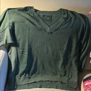 Aerie Textured Gray Sweater